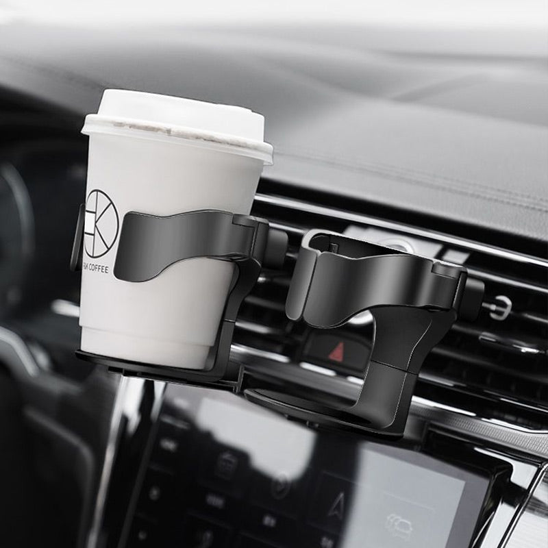 Monitoiminen mukiteline autoon