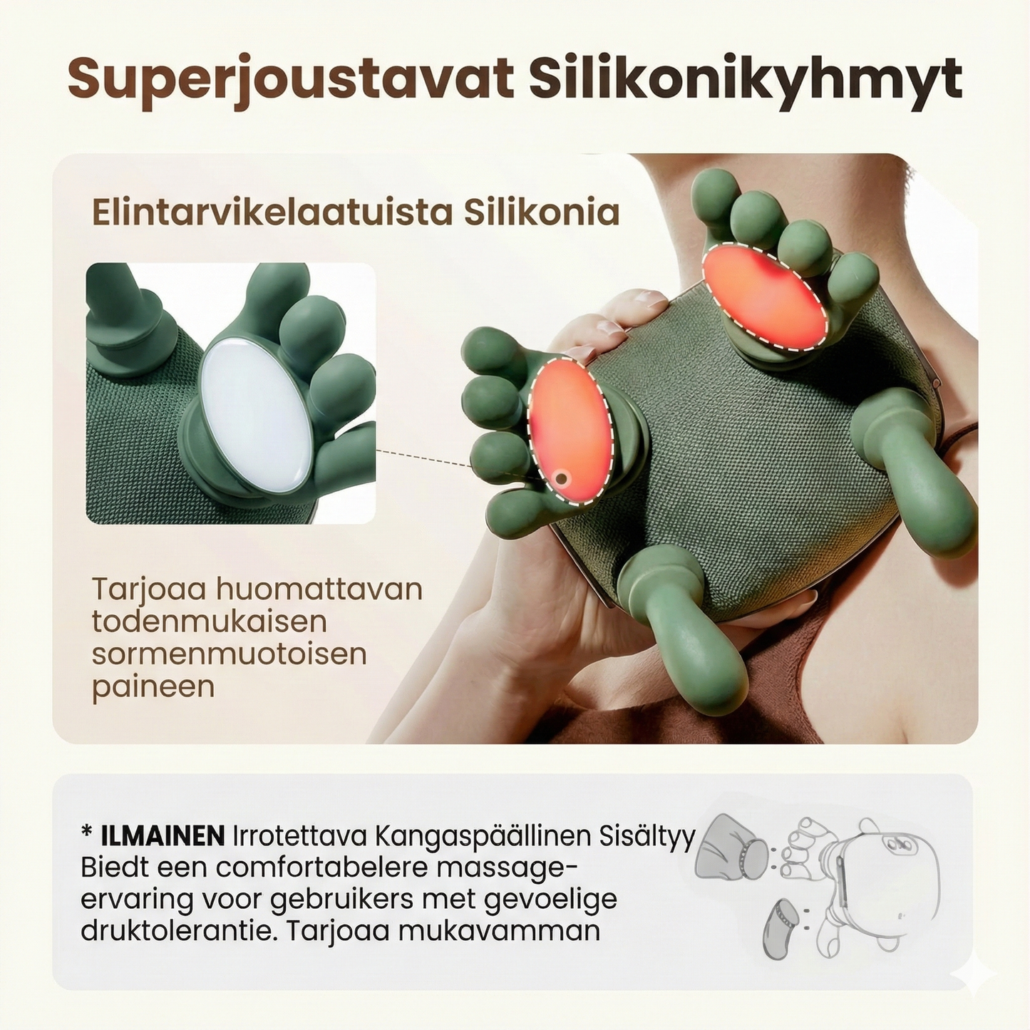 Paras kannettava niskahierontalaite – 3 kertaa enemmän rentoutumista!