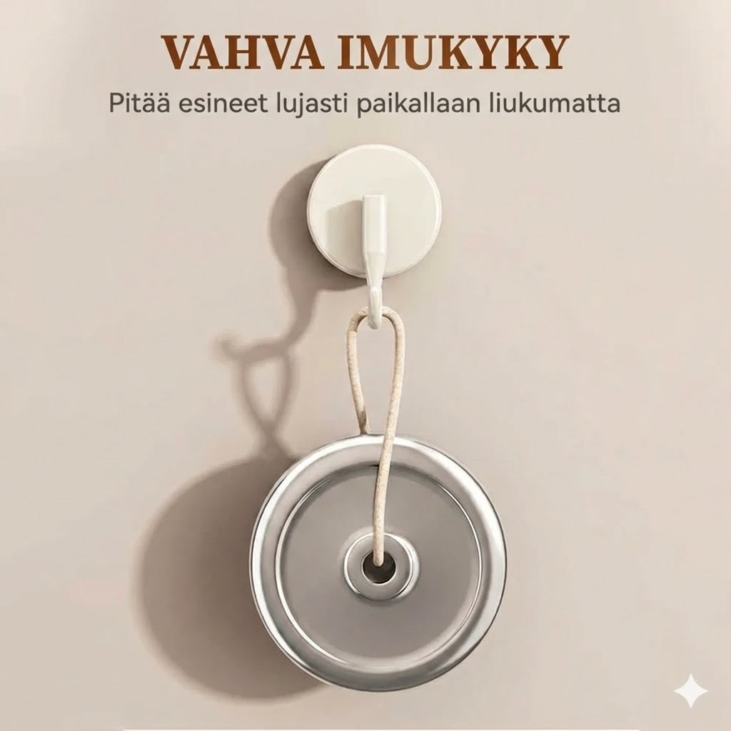 Ultravahva imukuppikoukku