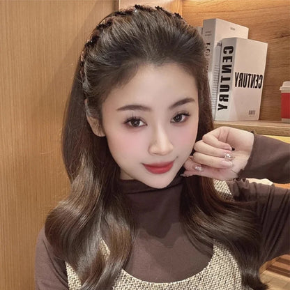 Vintage-tyylinen korkeakallon tekohelmipanta (3 kpl/setti)