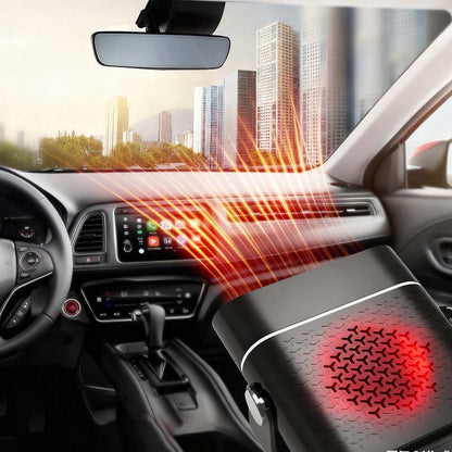 Universaali 2-in-1 autonlämmitin pyörivällä muotoilulla