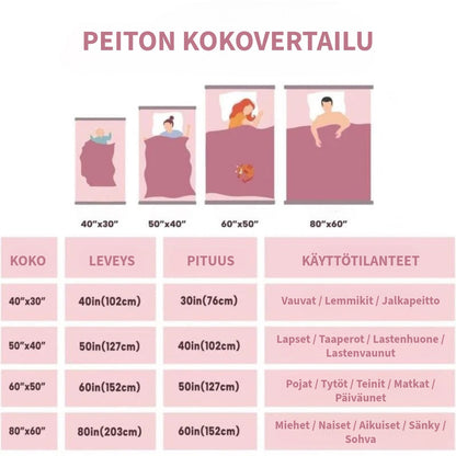 Pehmeä Fleece-Peitto Kauhu-Teemalla
