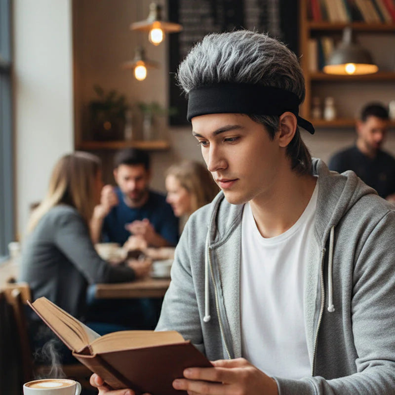 Unisex hiphop-tyylinen peruukkipipo