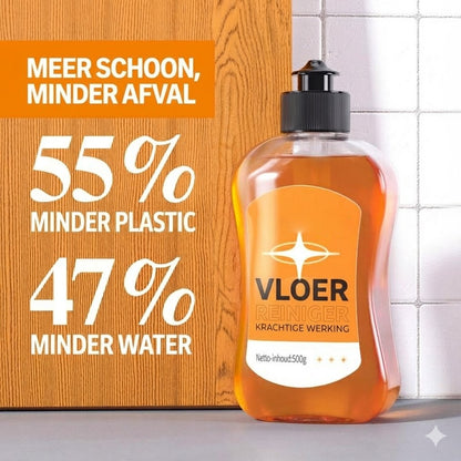 Tiivistetty lattianpuhdistusaine: 99,9 % antibakteerinen ja antaa välittömän kiillon