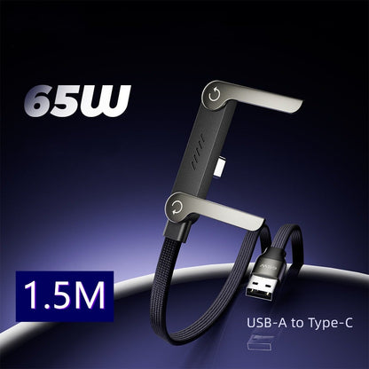 2-in-1-pikalatauskaapeli pidikkeellä