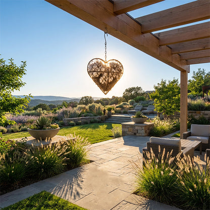 Lintujen pesäapu: koristeellinen sydämen muoto