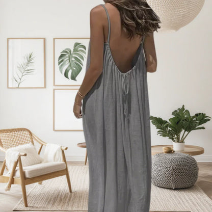 Selätön maksimekko naisille – säädettävä, väljä ja monikäyttöinen