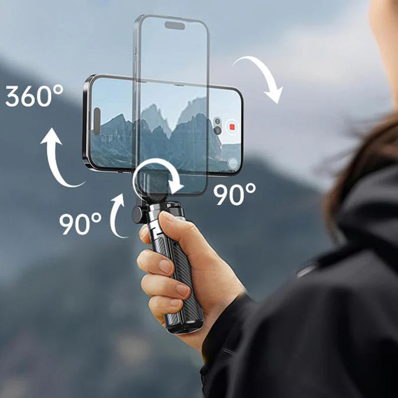 4-in-1 magneettinen selfiekeppi 360° kierrolla
