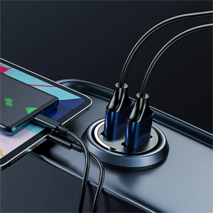 Kompakti 2-porttinen pikalaturi liikkeelläoloon