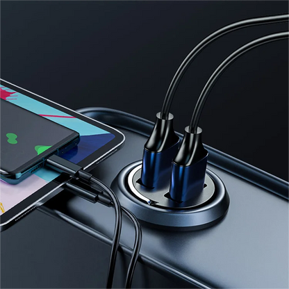 Kompakti 2-porttinen pikalaturi liikkeelläoloon