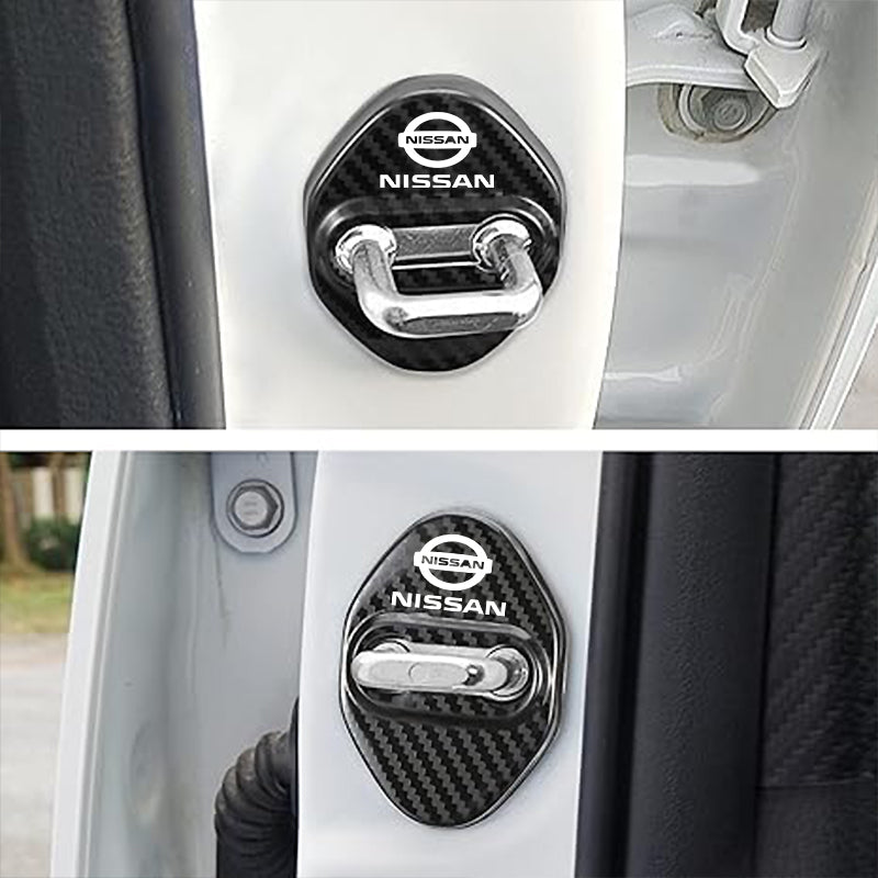 Auton oven salvan metalliset suojat (4 kpl)