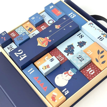 24 päivää yllätyksiä — Vaaleanpunainen marmorijoulukalenteri 2025