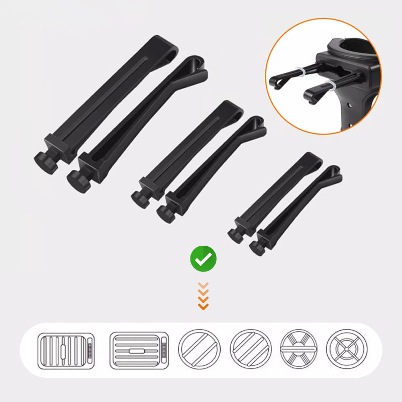 Monitoiminen mukiteline autoon