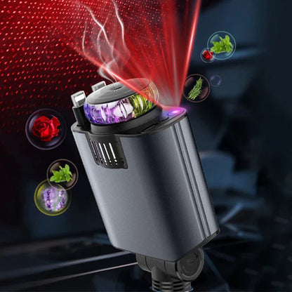 5-in-1-laturi aromadiffuuserilla ja tähtitaivaalla