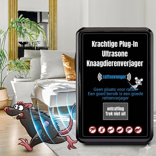 Tehokas pistorasiaan kytkettävä ultraäänituholaiskarkotin