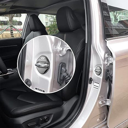 Auton oven salvan metalliset suojat (4 kpl)