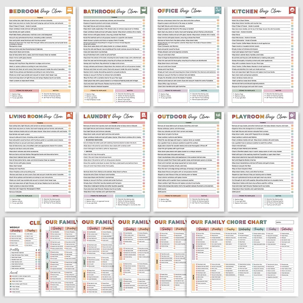ADHD-siivous- ja organisointityökalupakki