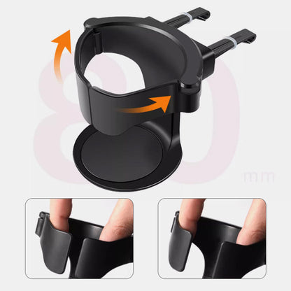 Monitoiminen mukiteline autoon