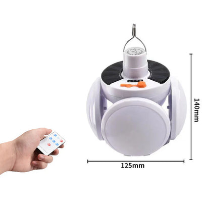 Monitoiminen taitettava aurinkokenno-jalkapallovalo