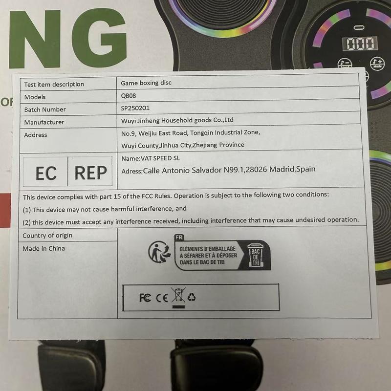 Bluetooth-musiikkinyrkkeilykone lapsille