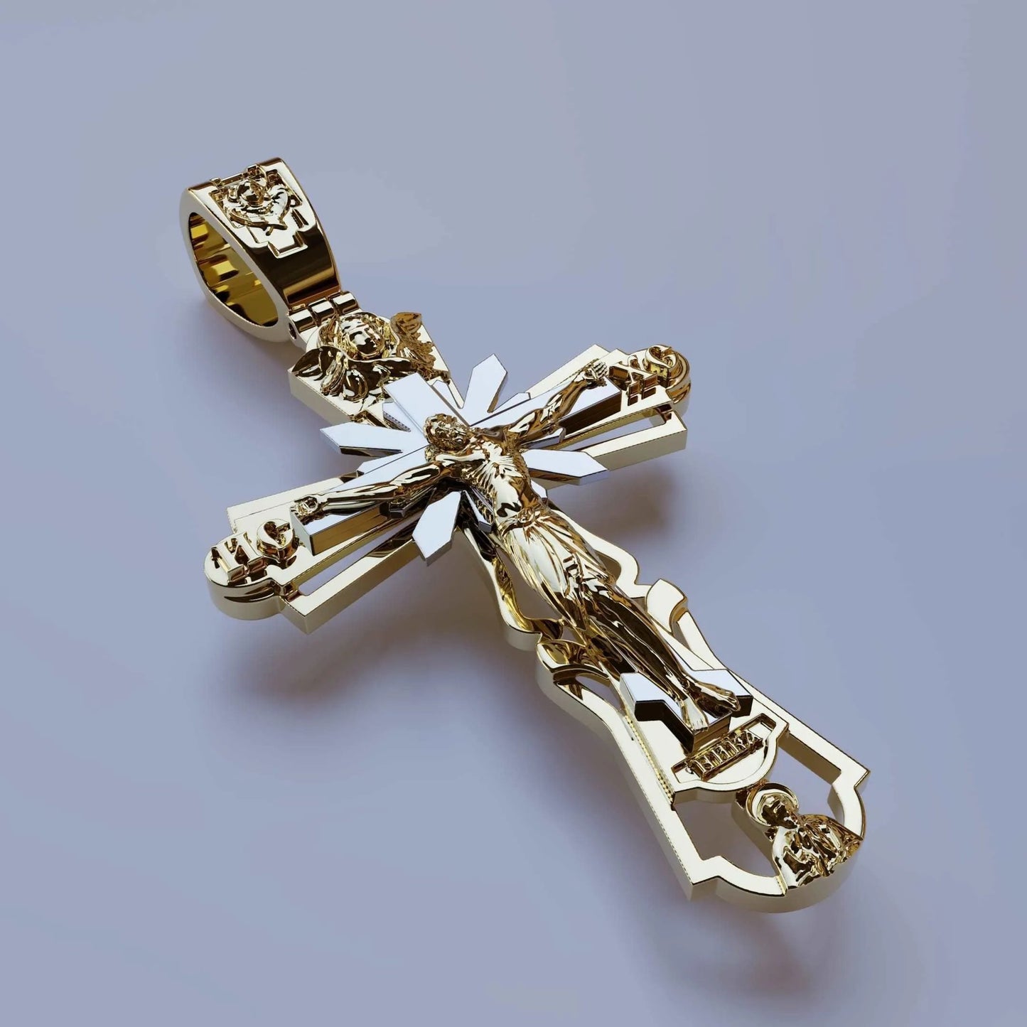 Pyhän Jeesuksen krusifiksi -riipuskaulakoru