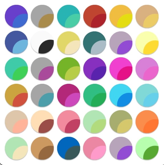 Kaksikärkinen akryylimaalitussi