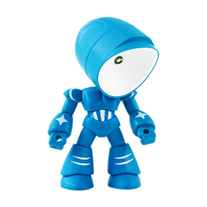 Mini luova robottipöytävalaisin