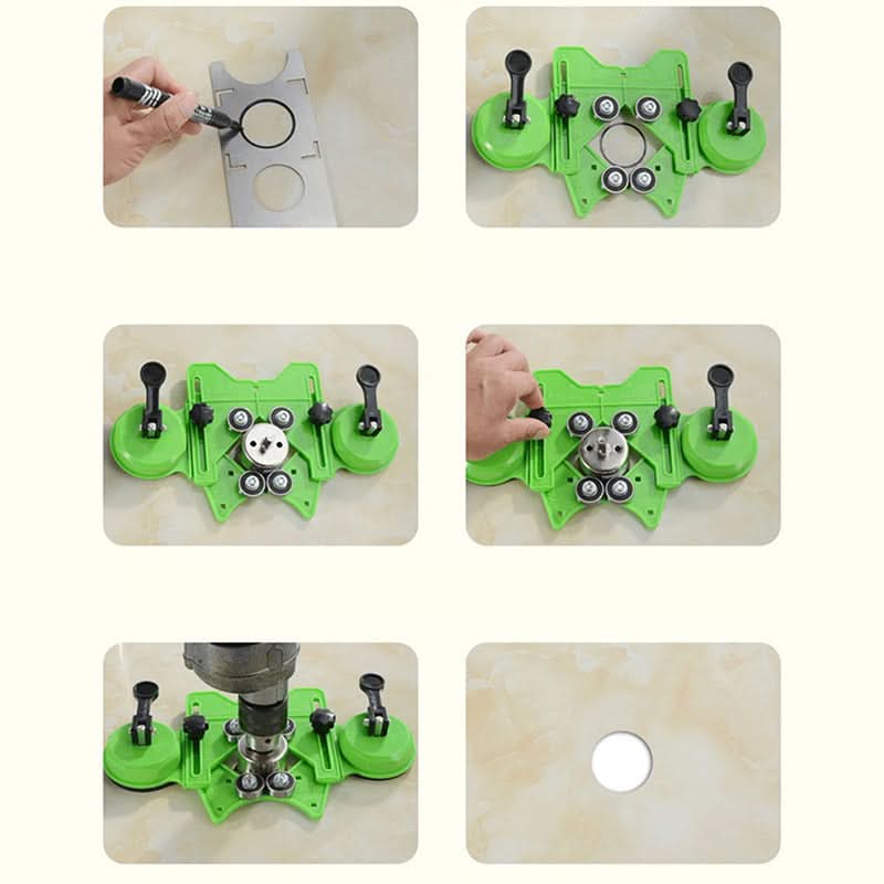 Täysin kulmassa säädettävä poraustyökalu