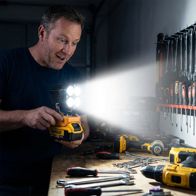 40 W kannettava 6000 lm LED-työvalo