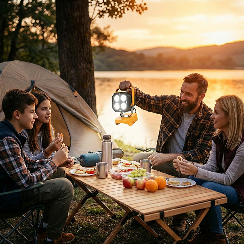 40 W kannettava 6000 lm LED-työvalo