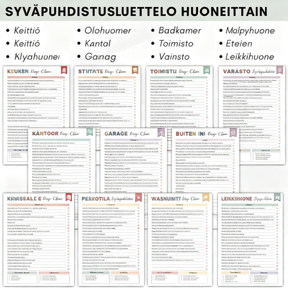 ADHD-siivous- ja organisointityökalupakki