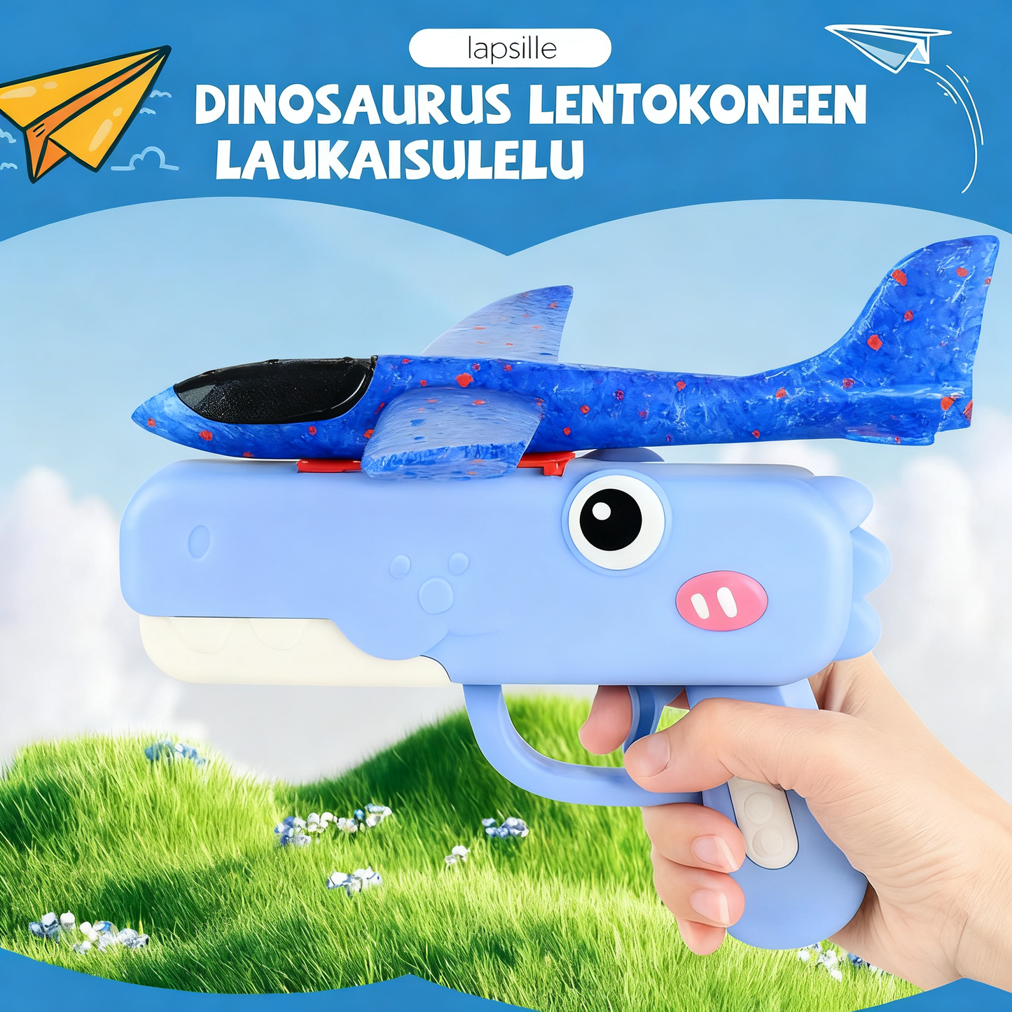 Dinosaur lentokoneen laukaisulelu