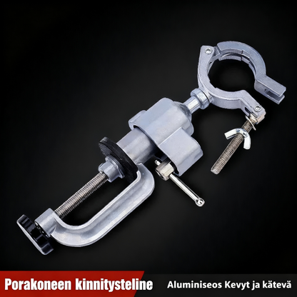 Pyörivä kiinnityspuristin sähköhiomakoneille