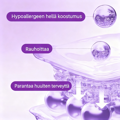 Pitkäkestoinen, vedenpitävä kosteuttava huulipuna