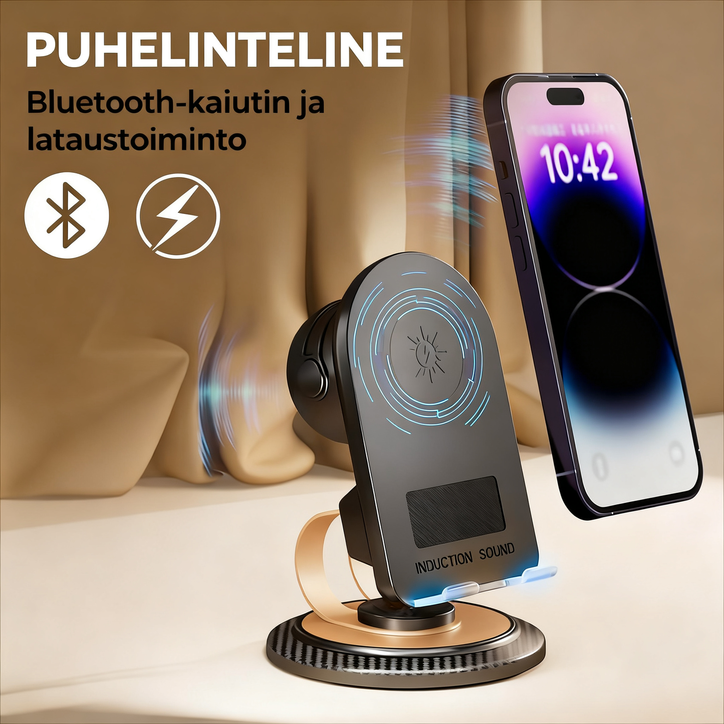 Bluetooth-puhelinteline lataustoiminnolla