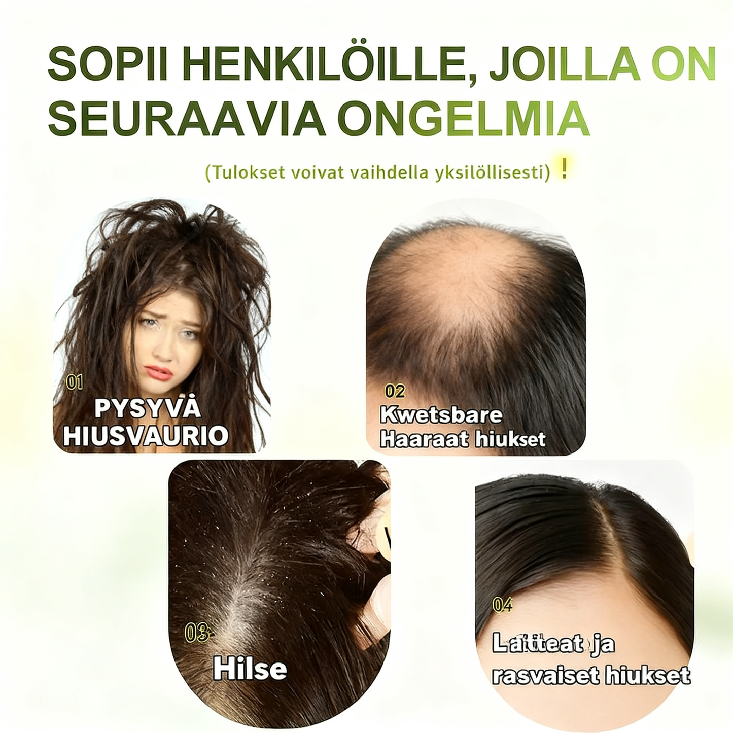 Puhdasta raikkautta antava shampoo kiillon tehostamiseksi