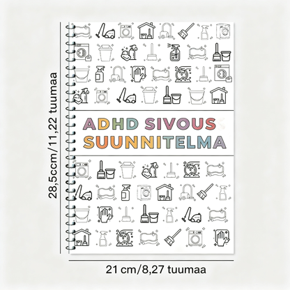ADHD-siivous- ja organisointityökalupakki
