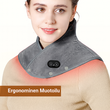 Sähköinen niska- ja hartiahierontatyyny lämmityksellä