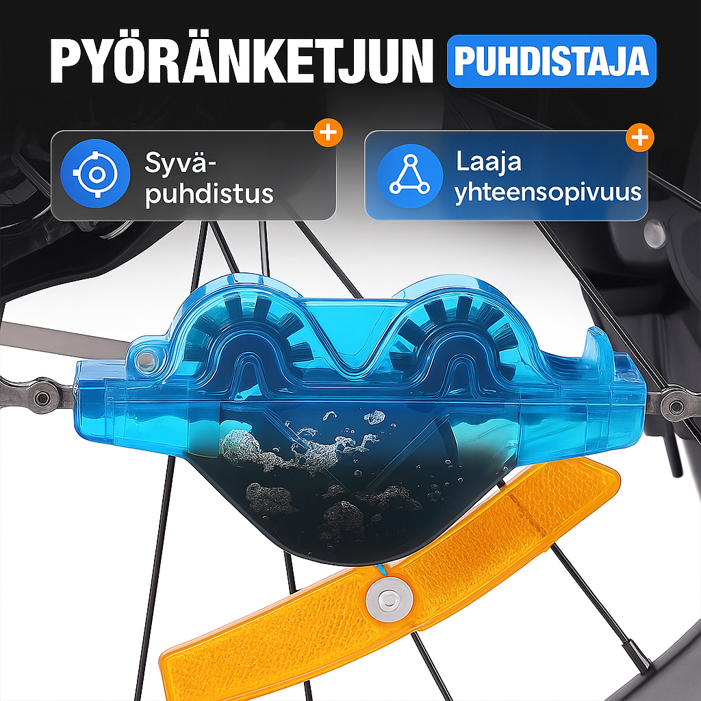 Polkupyörän ketjun puhdistusaine