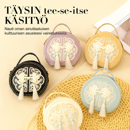 Luova tee-se-itse-olkalaukkusetti