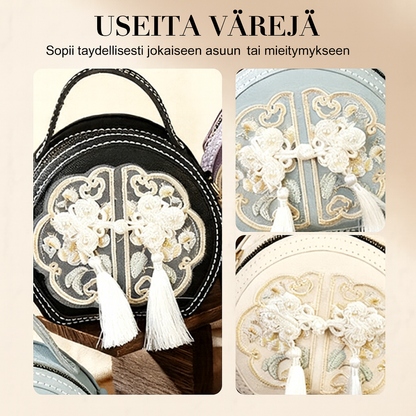 Luova tee-se-itse-olkalaukkusetti