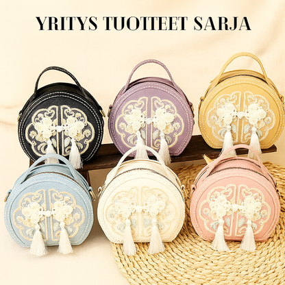 Luova tee-se-itse-olkalaukkusetti