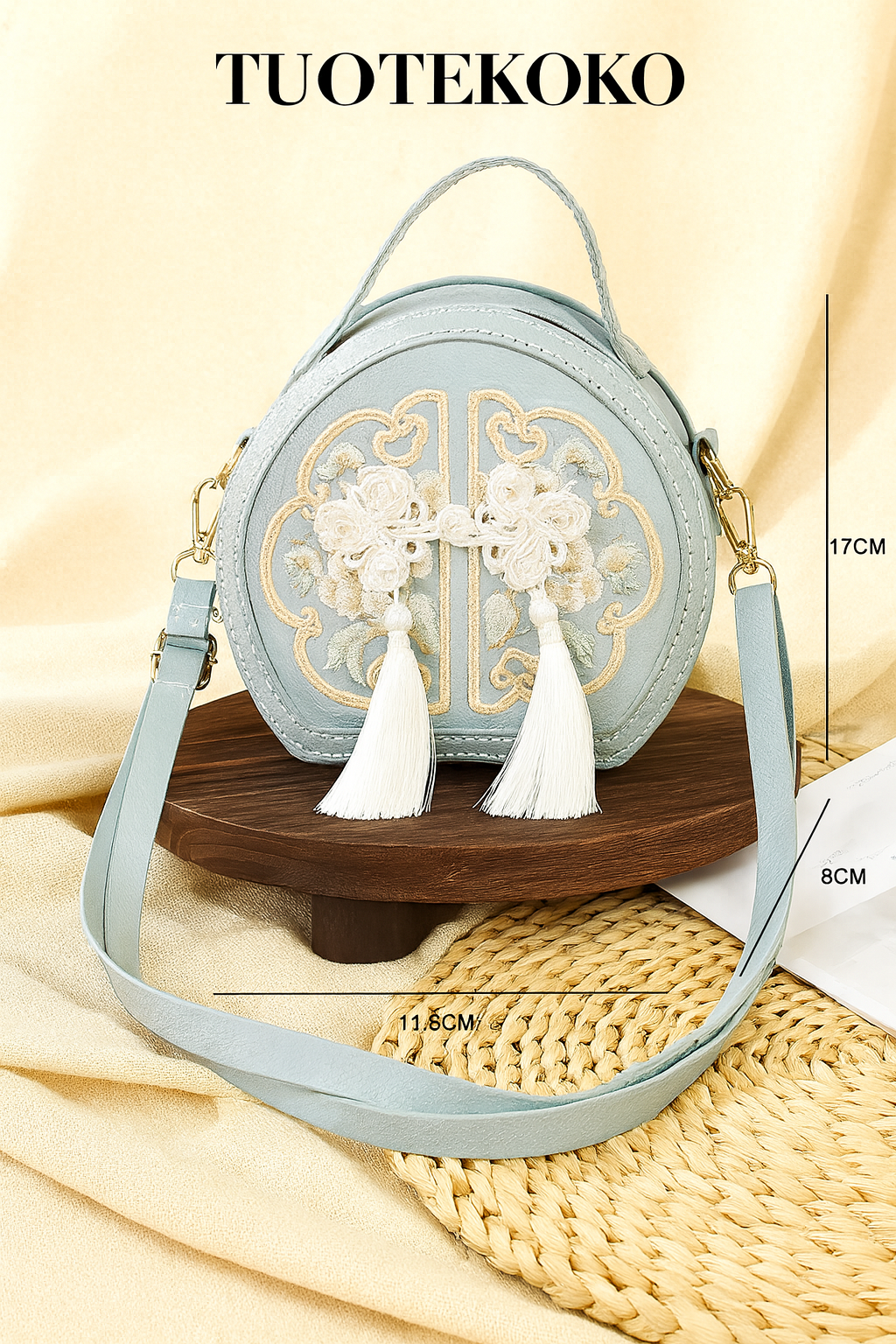 Luova tee-se-itse-olkalaukkusetti