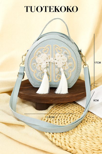 Luova tee-se-itse-olkalaukkusetti