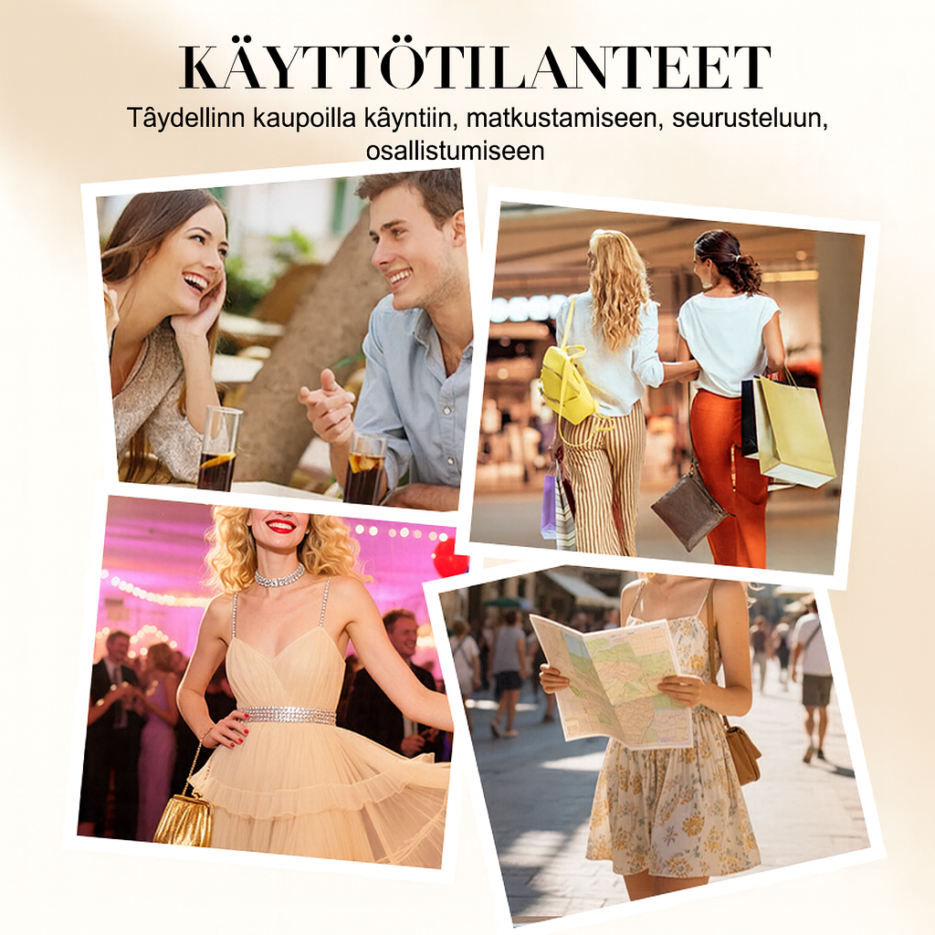 Luova tee-se-itse-olkalaukkusetti