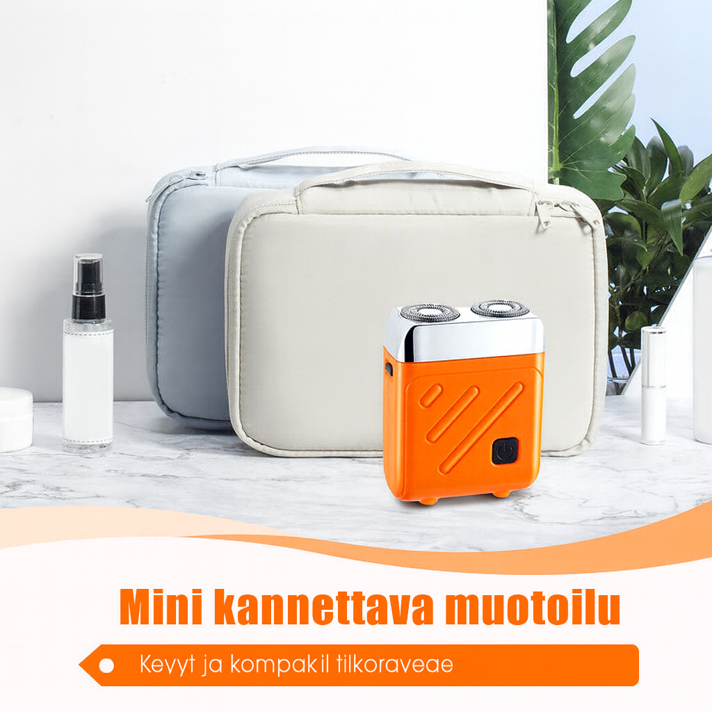 Tehokas ja kestävä miniparranajokone