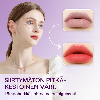 Pitkäkestoinen, vedenpitävä kosteuttava huulipuna