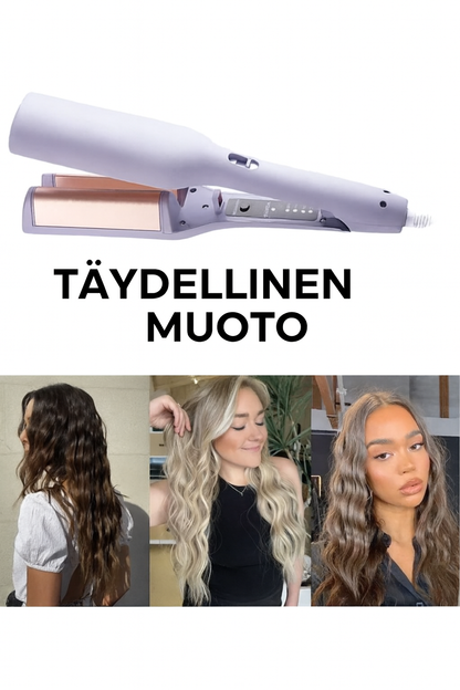 V-muotoinen aaltoileva kiharrin