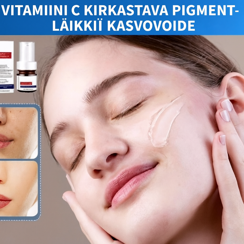 C-vitamiini kirkastava pisamia hoitava kasvovoide