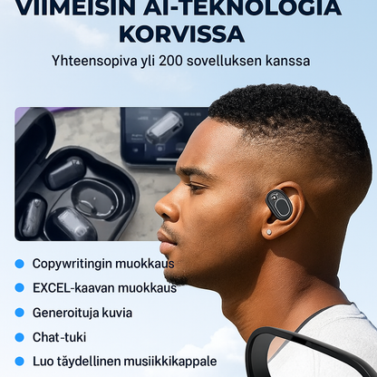 Tekoälyllä toimivat kielenkääntäjänappikuulokkeet (puhuu 75 kieltä reaaliajassa)